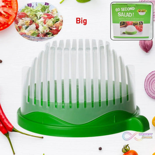 Plastic 60 Seconds Salad Cutter Salad Maker Salad Bow (1 Pc) - infinityexculsivestore.com