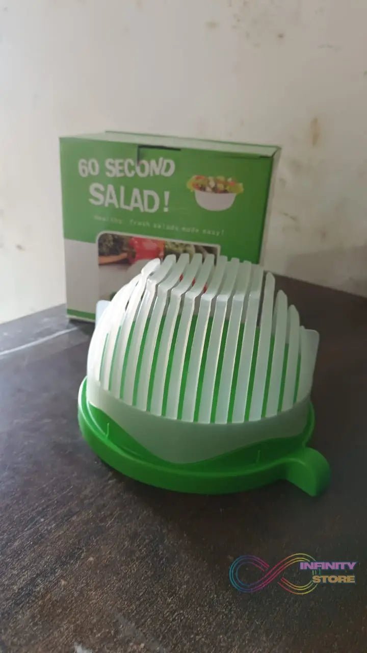 Plastic 60 Seconds Salad Cutter Salad Maker Salad Bow (1 Pc) - infinityexculsivestore.com