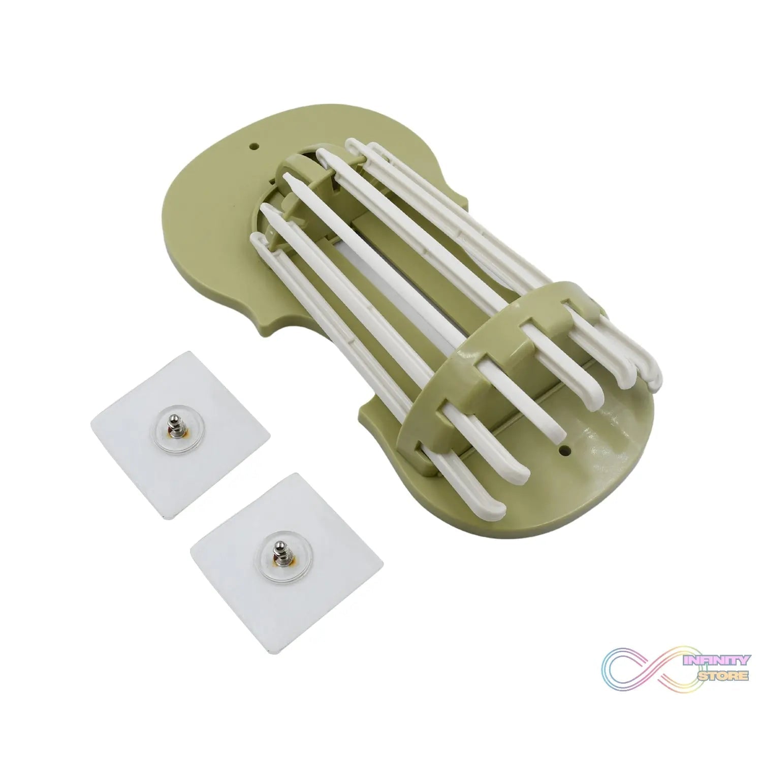 Plastic 7 - in - 1 Multifunction Retractable Wall - Mounted Pull - Out Hanger Rack Without Punching Hooks Up for Kitchen Bathroom - infinityexculsivestore.com