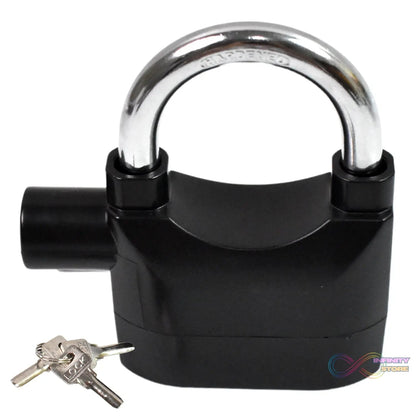 Plastic Body Waterproof Siren Alarm Smart Alarm Lock & 3 Keys (1 Set) - infinityexculsivestore.com