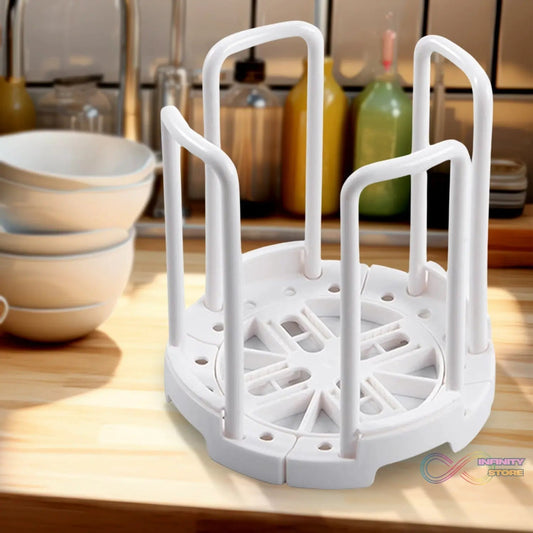 Plastic Bowl Holder Bowl Organizer Drain Rack (1 Pc) - infinityexculsivestore.com