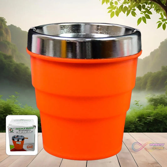 Plastic Car Ashtray Holder Cup with Lid (1 Pc) - infinityexculsivestore.com