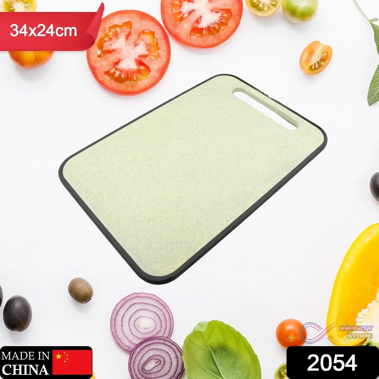 Plastic Chopping Board (Small): 34x24cm, Multipurpose Cutting Board - infinityexculsivestore.com