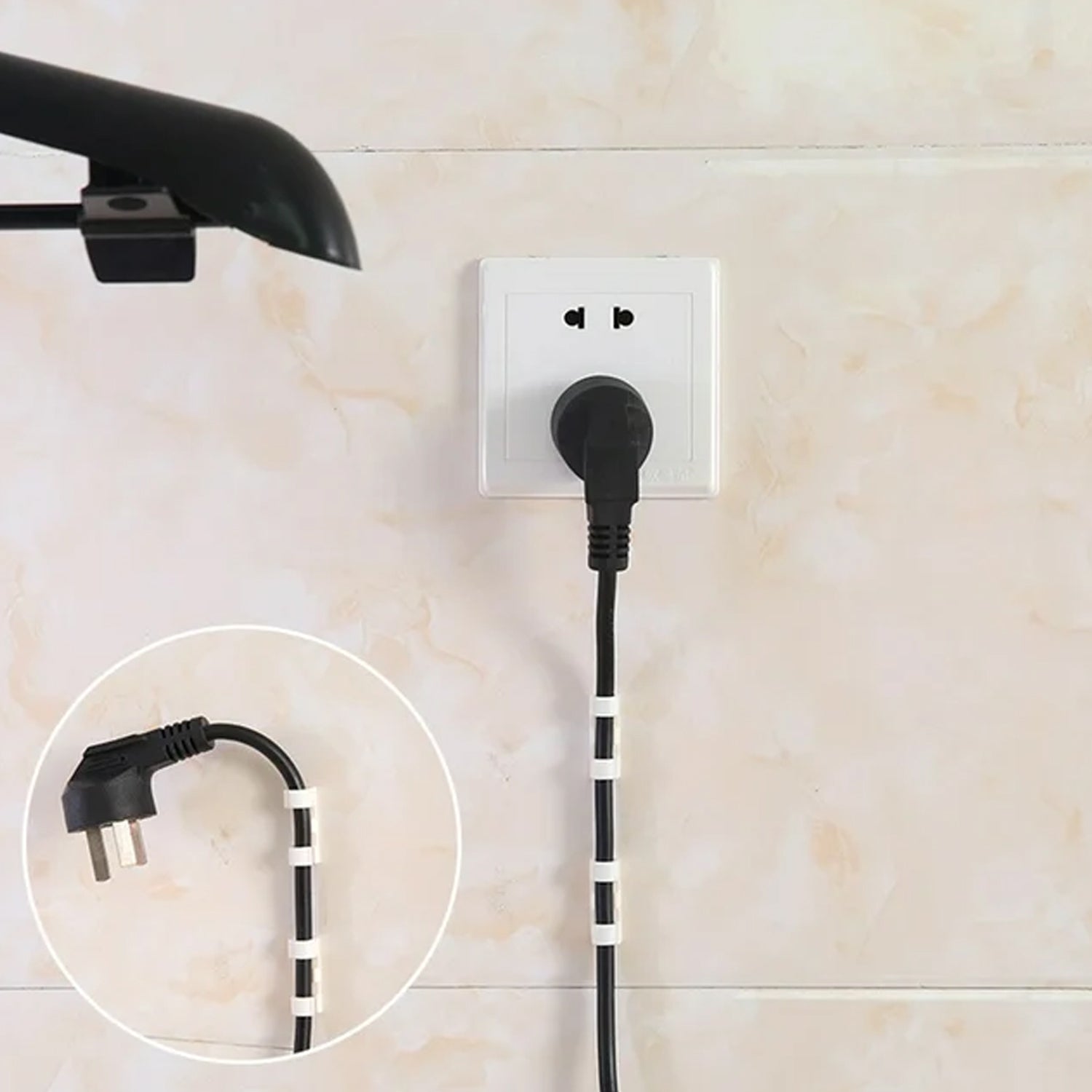 Plastic Clips Stronger Adhesive Tape | Cable Manager | Wire Manager | Wire Clamp | Wire Clips for Cable| Cable Organizer Cord Holder | Cord Clips for Car, Office and Home (20 Pcs Set) - infinityexculsivestore.com