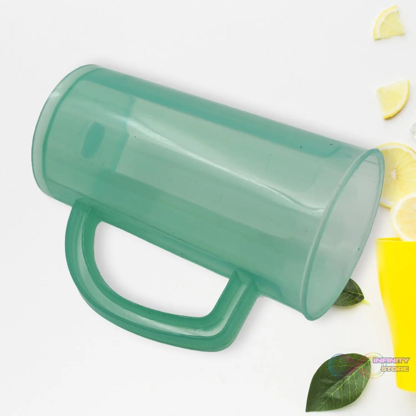 Plastic Coffee Mug With Handle Used for Drinking and Taking Coffees and Some Other Beverages in All Kinds of Places for Kitchen, Office, Home Safe(1 pc) - infinityexculsivestore.com