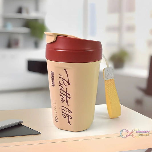 Plastic Coffee Tumbler, Travel Coffee Tumbler, Coffee Cups for Water (1 pc / 600ml) - infinityexculsivestore.com
