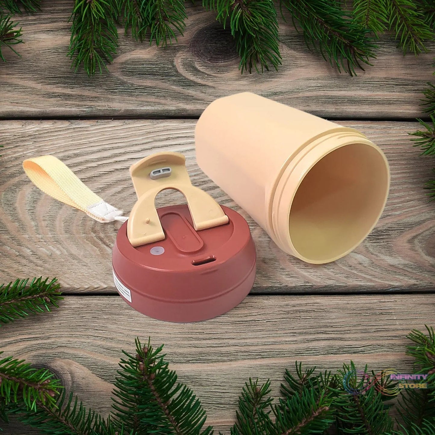 Plastic Coffee Tumbler, Travel Coffee Tumbler, Coffee Cups for Water (1 pc / 600ml) - infinityexculsivestore.com