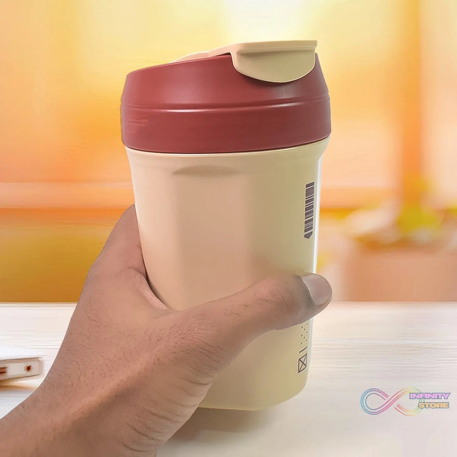 Plastic Coffee Tumbler, Travel Coffee Tumbler, Coffee Cups for Water (1 pc / 600ml) - infinityexculsivestore.com