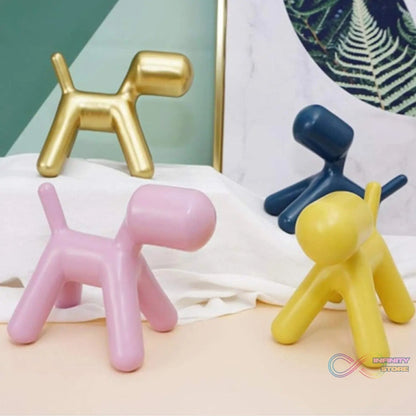 Plastic Cute Animal Puppy Chair,Creative Dog Low Footstool,Cartoon Foot Rest Stool for Bedroom Living Room Entrance Gift (1 Pc) - infinityexculsivestore.com