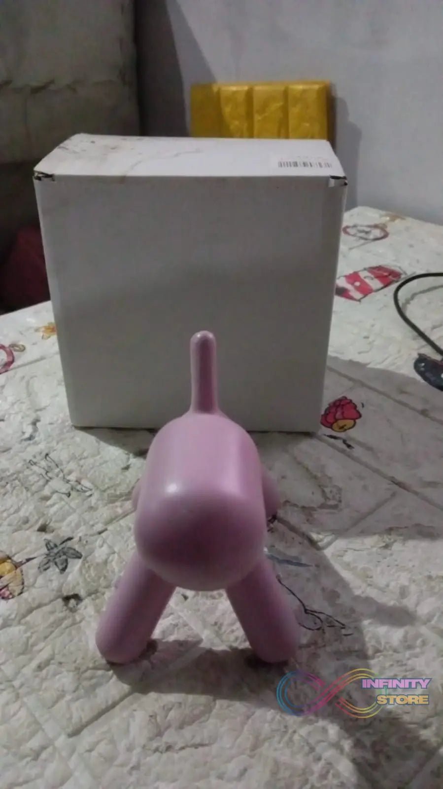 Plastic Cute Animal Puppy Chair,Creative Dog Low Footstool,Cartoon Foot Rest Stool for Bedroom Living Room Entrance Gift (1 Pc) - infinityexculsivestore.com