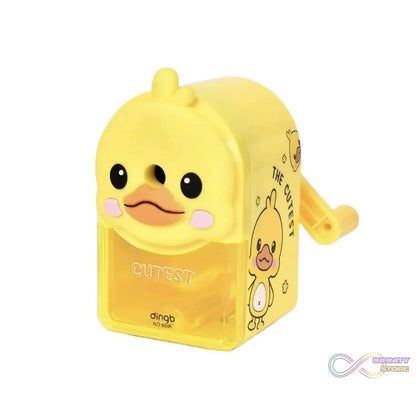 Plastic Cutest Duck Pencil Sharpener (1 Pc) - infinityexculsivestore.com