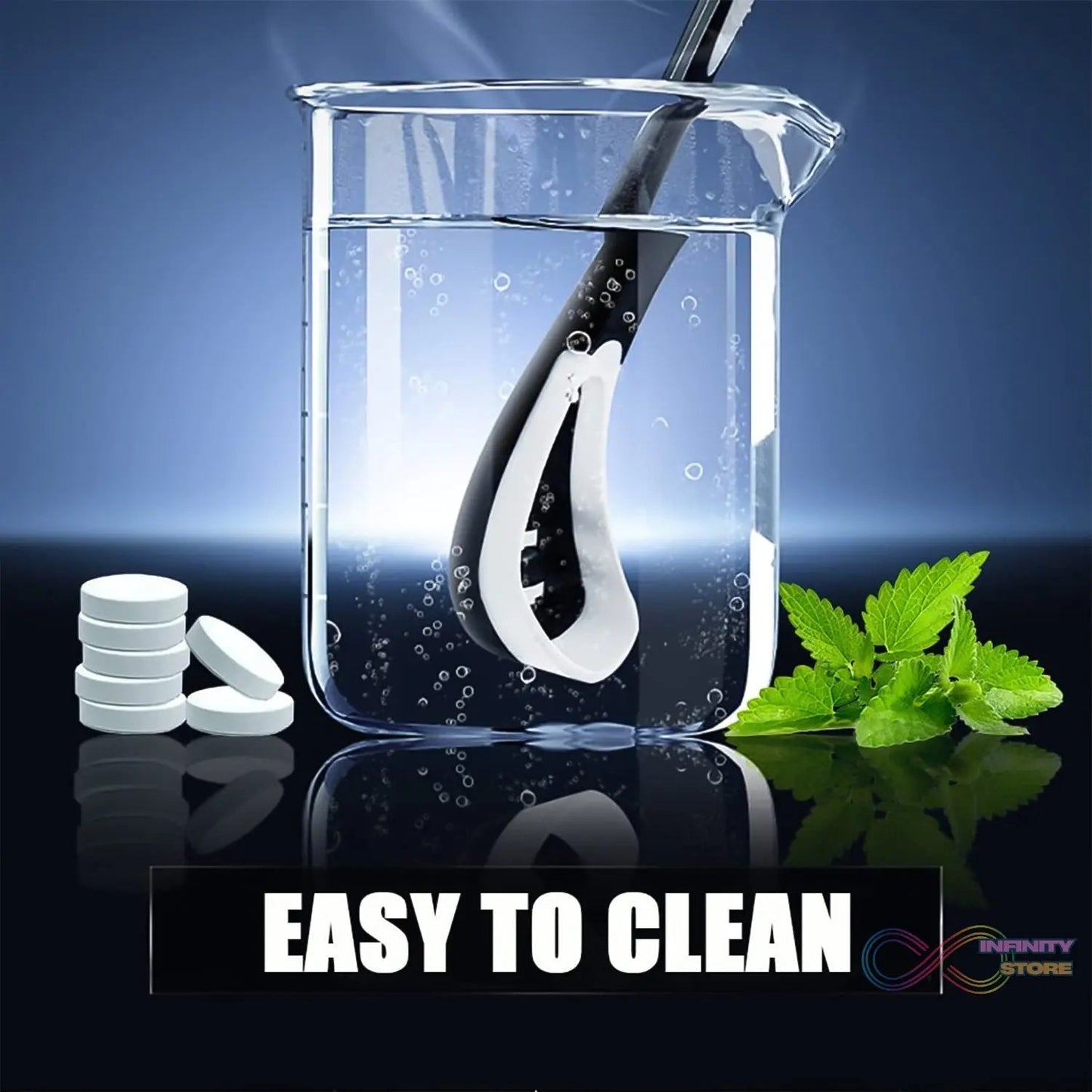 Plastic Dental Tongue Scraper Cleaner Brush (1 Pc) - infinityexculsivestore.com