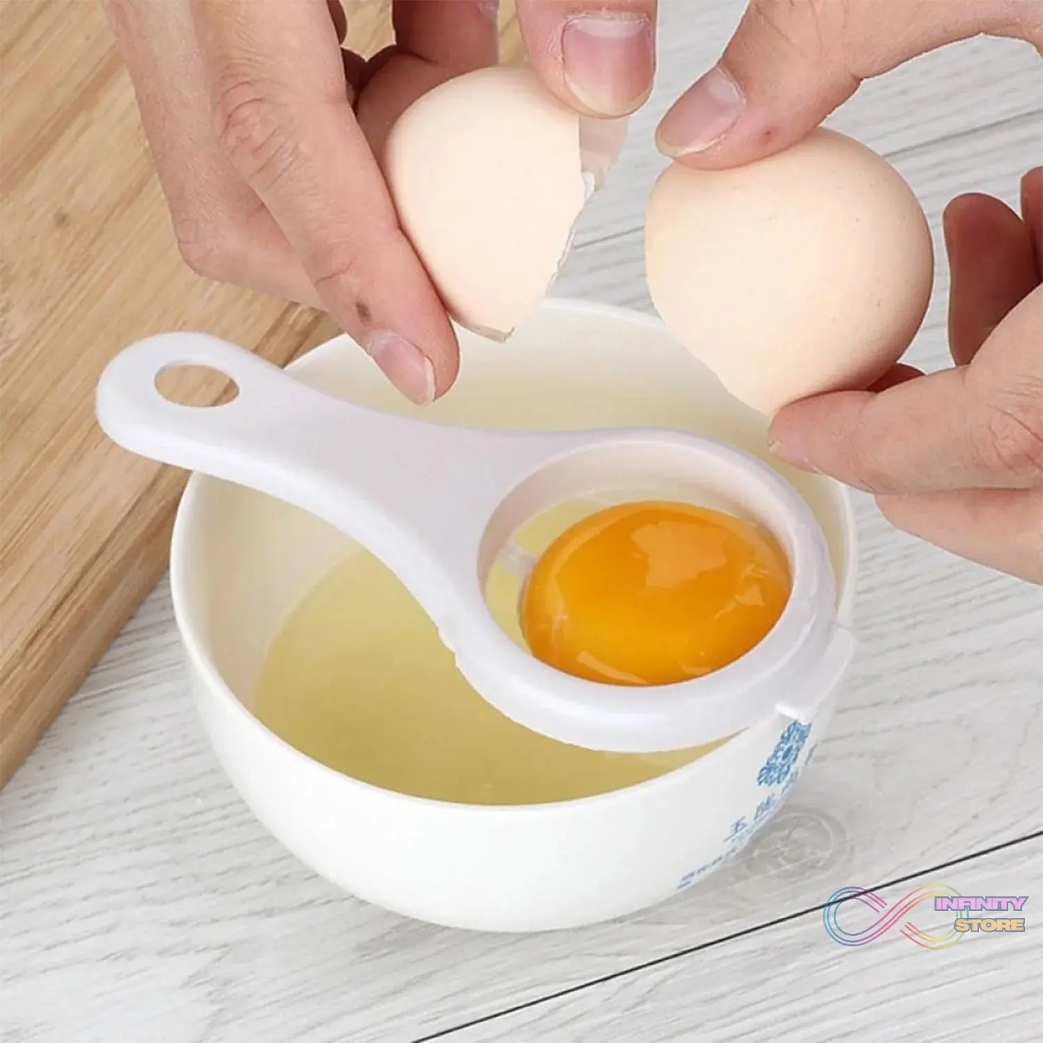 Plastic Egg Yolk Separator, Egg White Yolk Filter Separator (1 Pc) - infinityexculsivestore.com