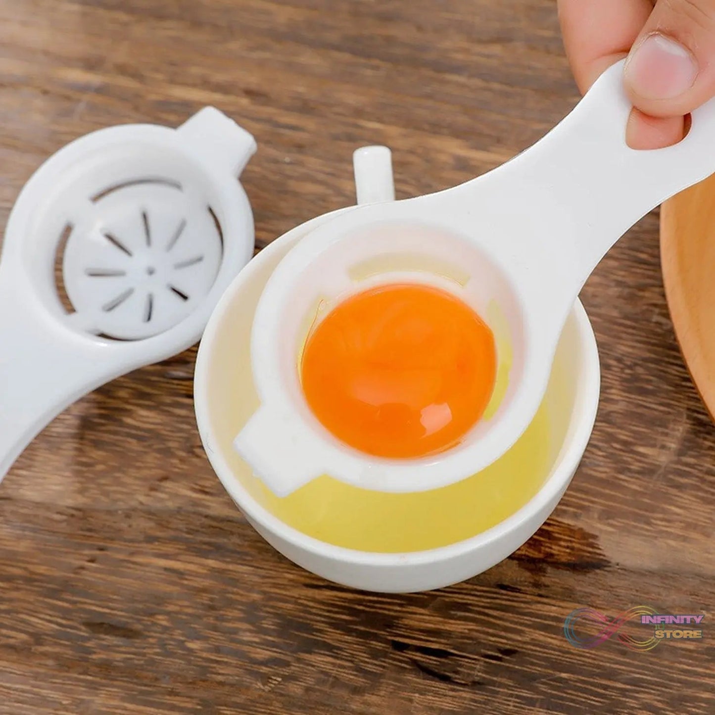 Plastic Egg Yolk Separator, Egg White Yolk Filter Separator (1 Pc) - infinityexculsivestore.com
