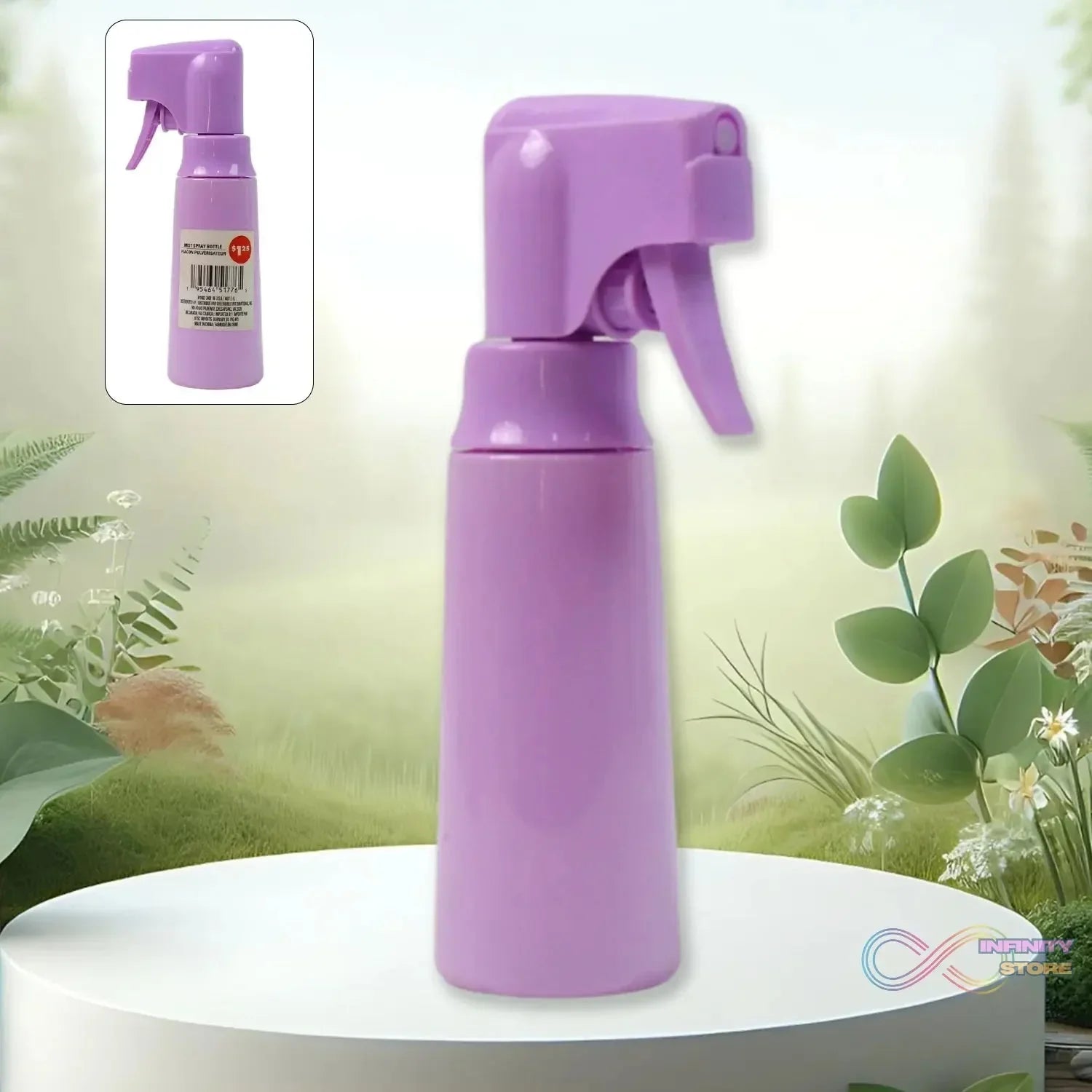 Plastic Empty Spray Bottle (1 Pc / 200 ML Approx) - infinityexculsivestore.com