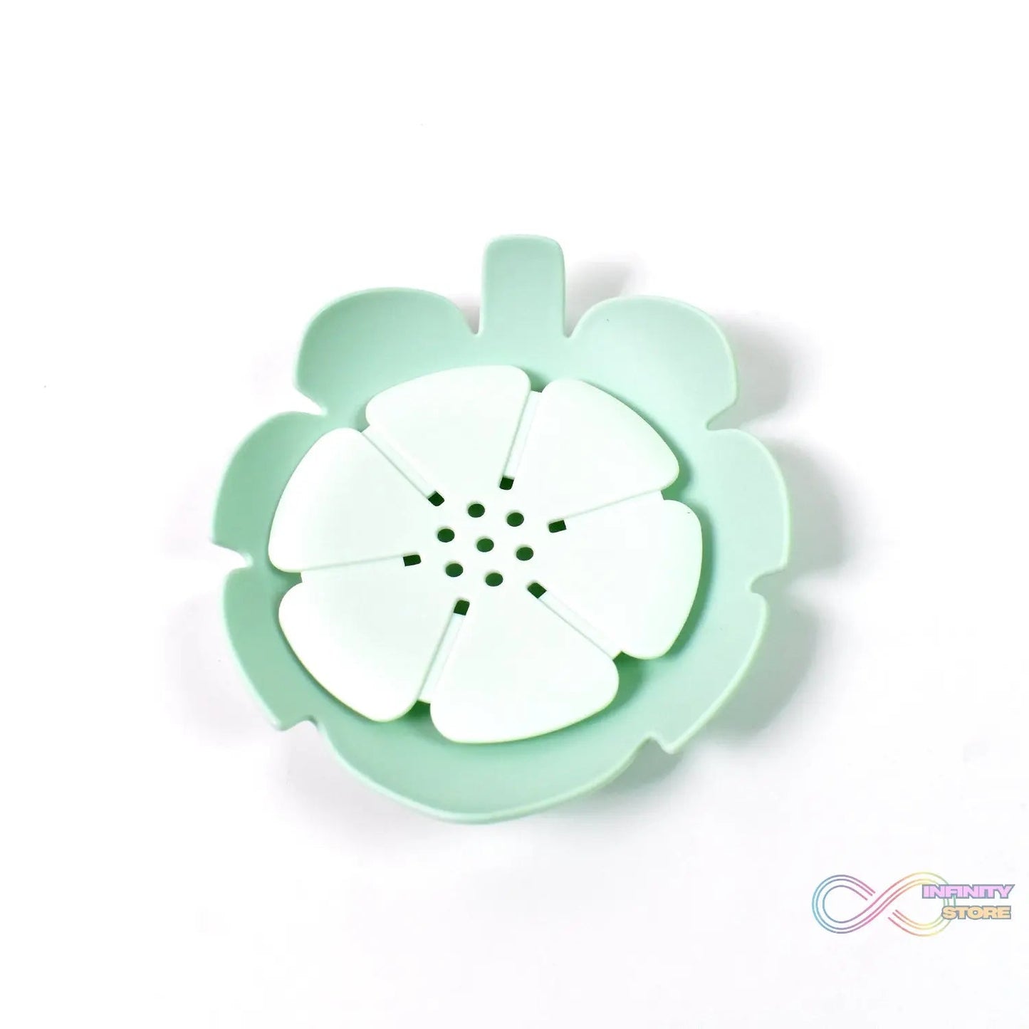 Plastic Flowers Soap Dish Bathroom Accessories Set Shower Gift (1 Pc) - infinityexculsivestore.com
