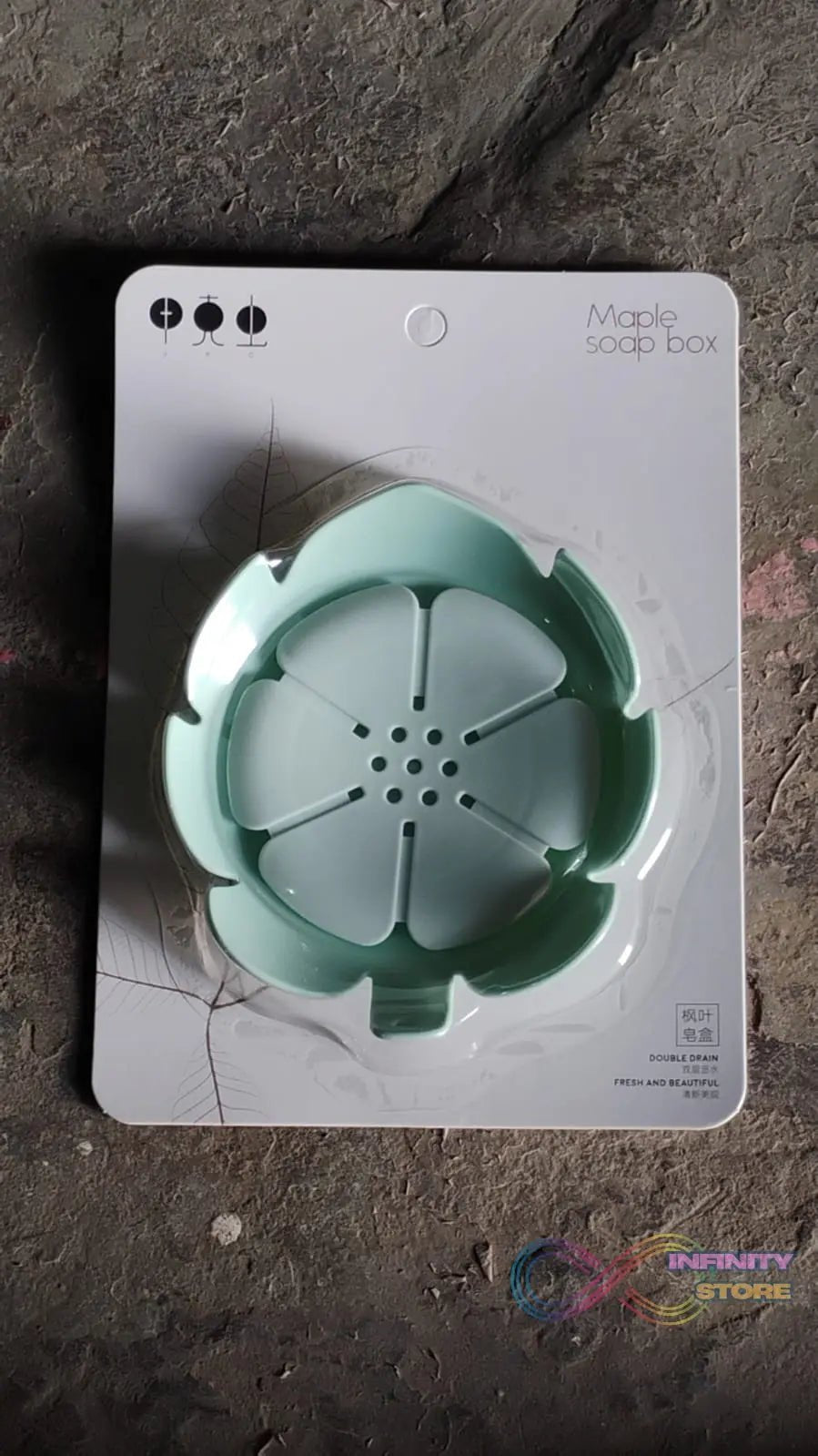 Plastic Flowers Soap Dish Bathroom Accessories Set Shower Gift (1 Pc) - infinityexculsivestore.com