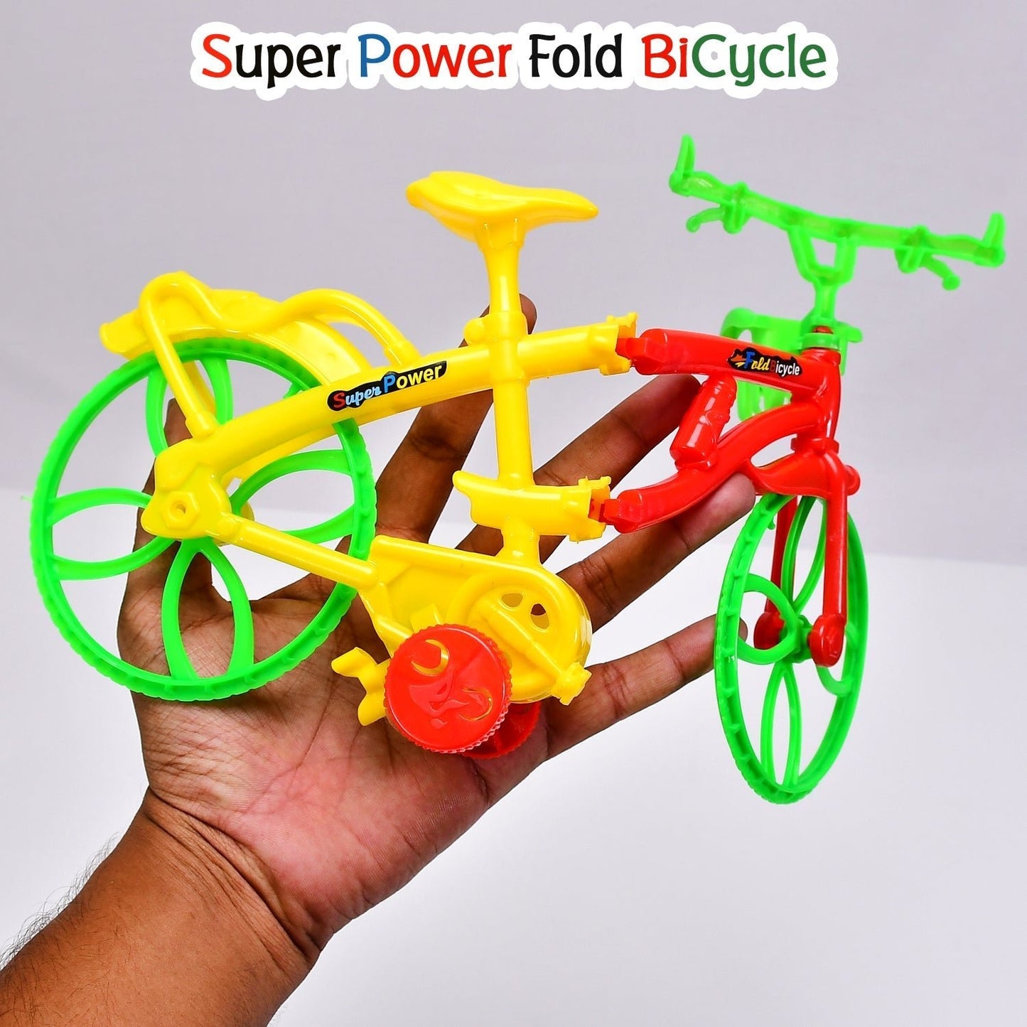 Plastic Foldable Kids Bicycle Toy - infinityexculsivestore.com