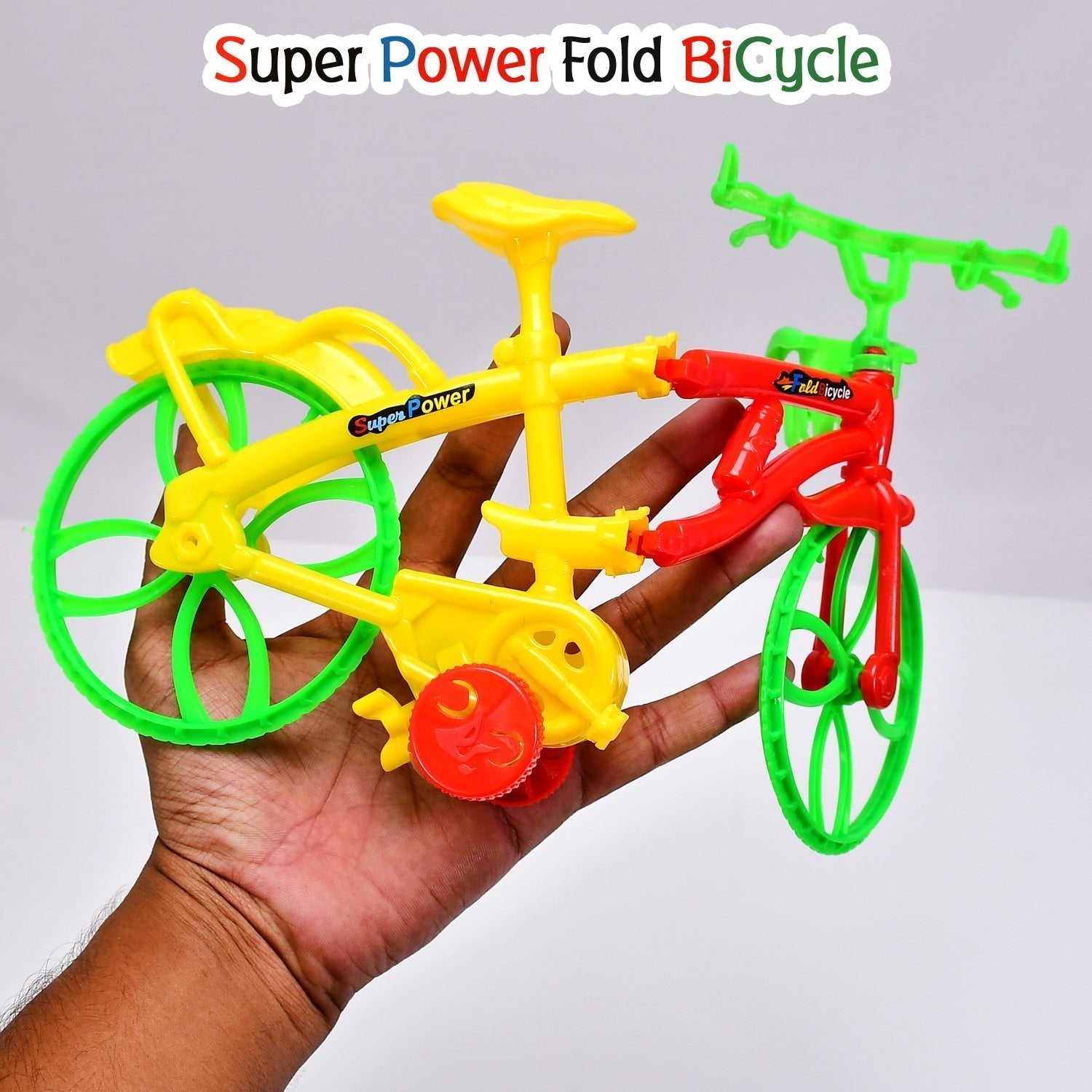 Plastic Foldable Kids Bicycle Toy - infinityexculsivestore.com