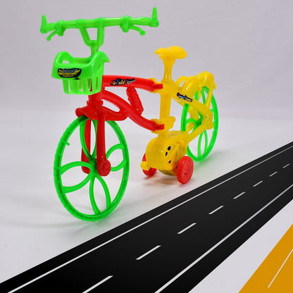 Plastic Foldable Kids Bicycle Toy - infinityexculsivestore.com