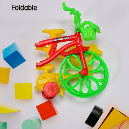 Plastic Foldable Kids Bicycle Toy - infinityexculsivestore.com
