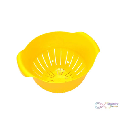 Plastic Fruits Vegetable Noodles Pasta Washing Bowl & Strainer - infinityexculsivestore.com