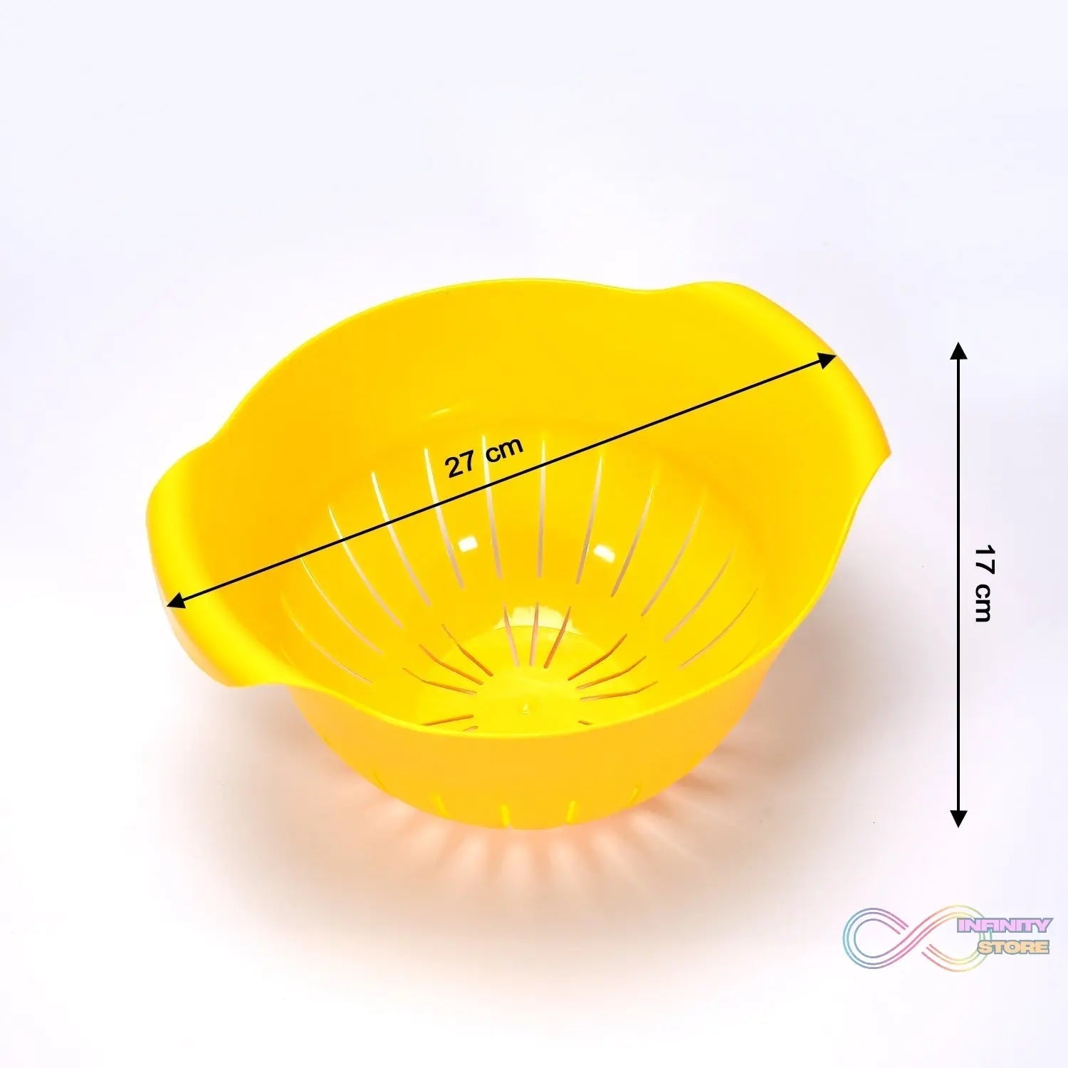 Plastic Fruits Vegetable Noodles Pasta Washing Bowl & Strainer - infinityexculsivestore.com