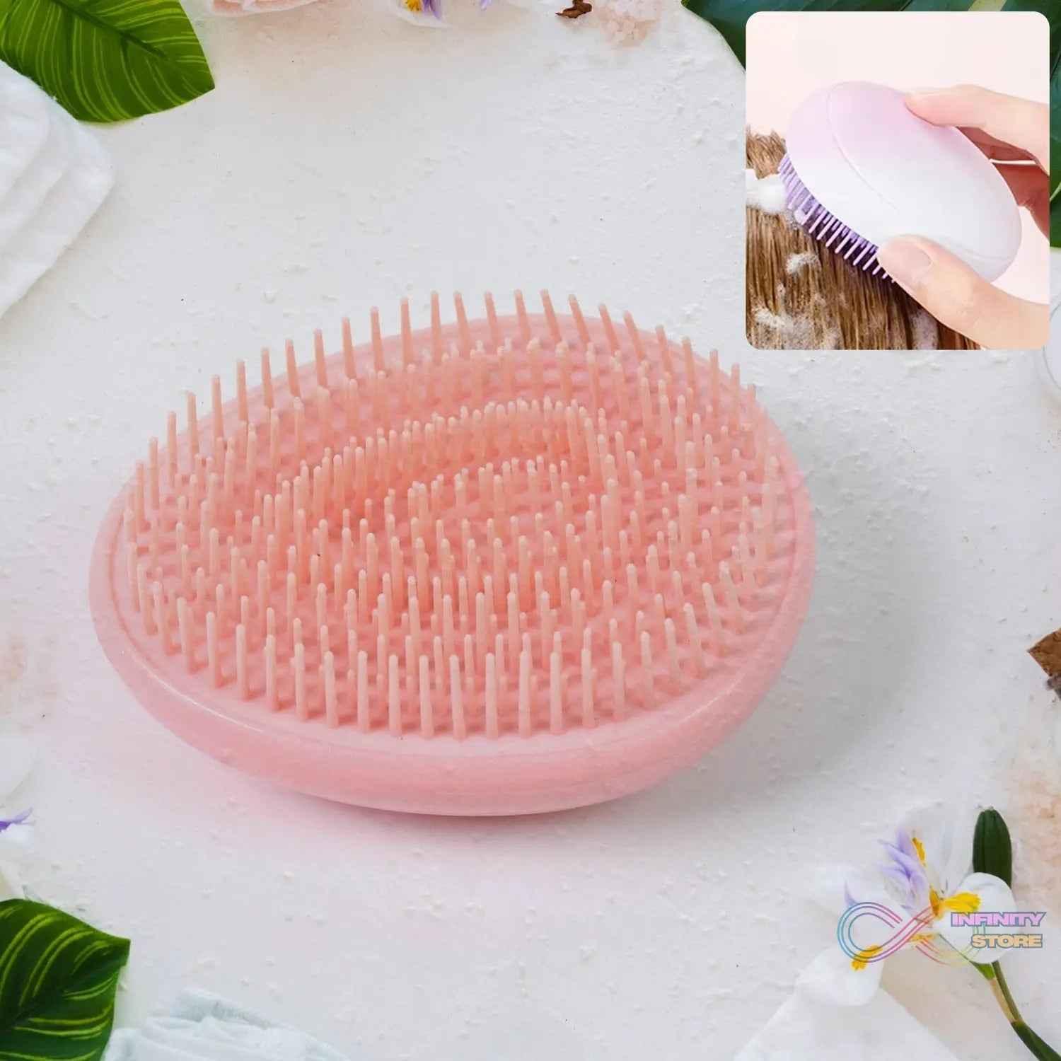 Plastic Hair Washing Combs Hair Massager Shower Brush (1 Pc) - infinityexculsivestore.com
