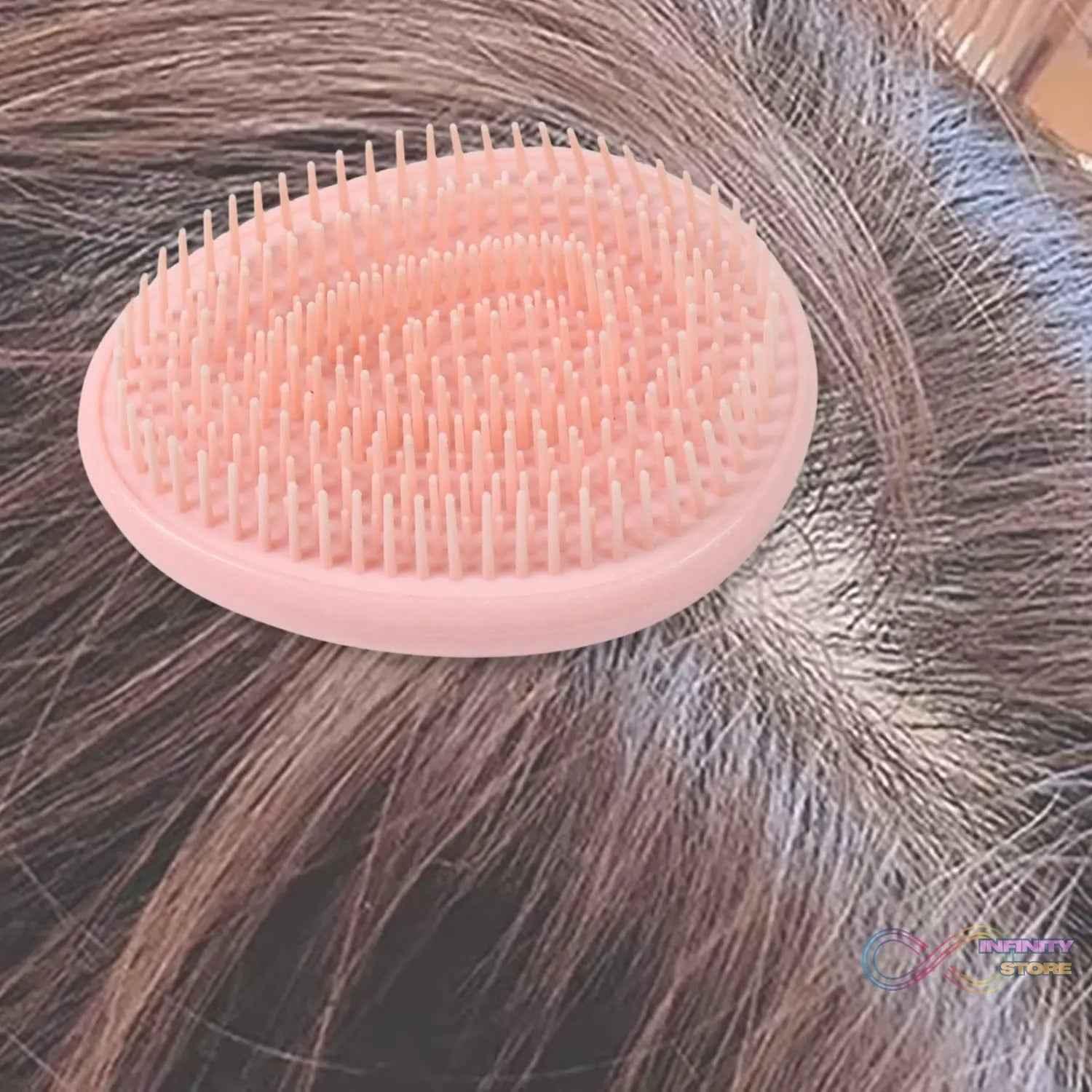 Plastic Hair Washing Combs Hair Massager Shower Brush (1 Pc) - infinityexculsivestore.com