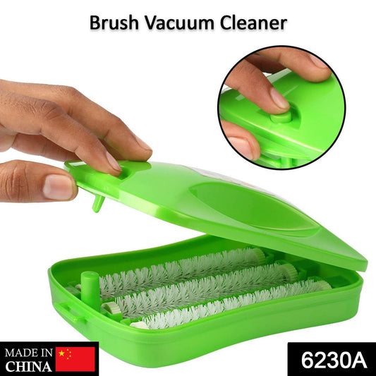 Plastic Handheld Carpet Roller Brush Cleaning with Dust Crumb Collector, Wet, and Dry Brush - infinityexculsivestore.com