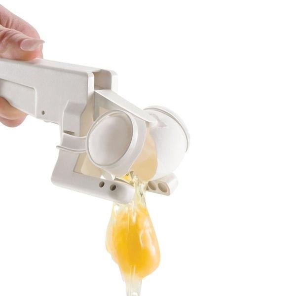 Plastic Handheld Egg Cracker with Separator - infinityexculsivestore.com