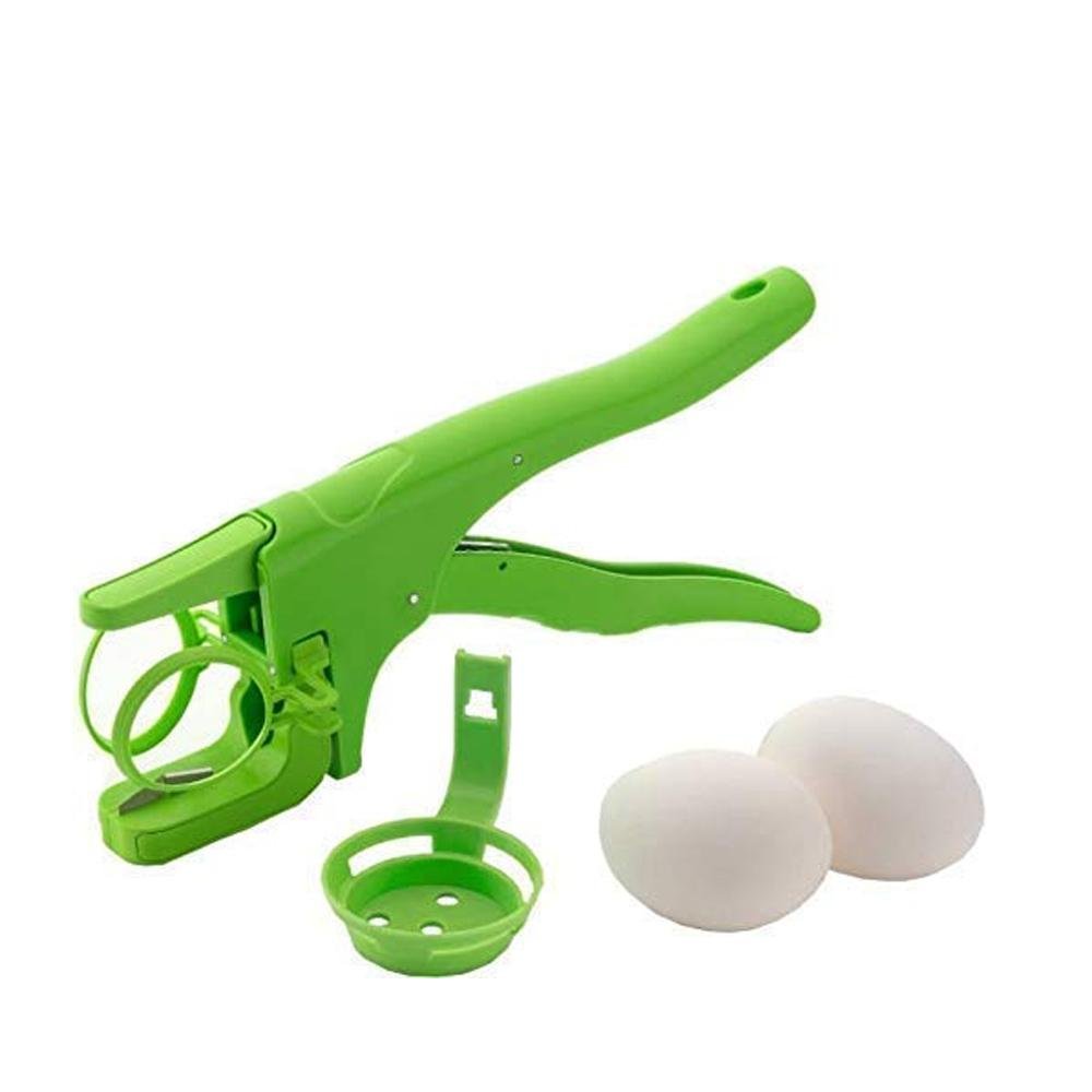 Plastic Handheld Egg Cracker with Separator - infinityexculsivestore.com