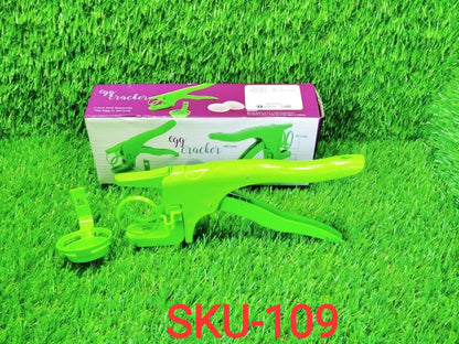 Plastic Handheld Egg Cracker with Separator - infinityexculsivestore.com