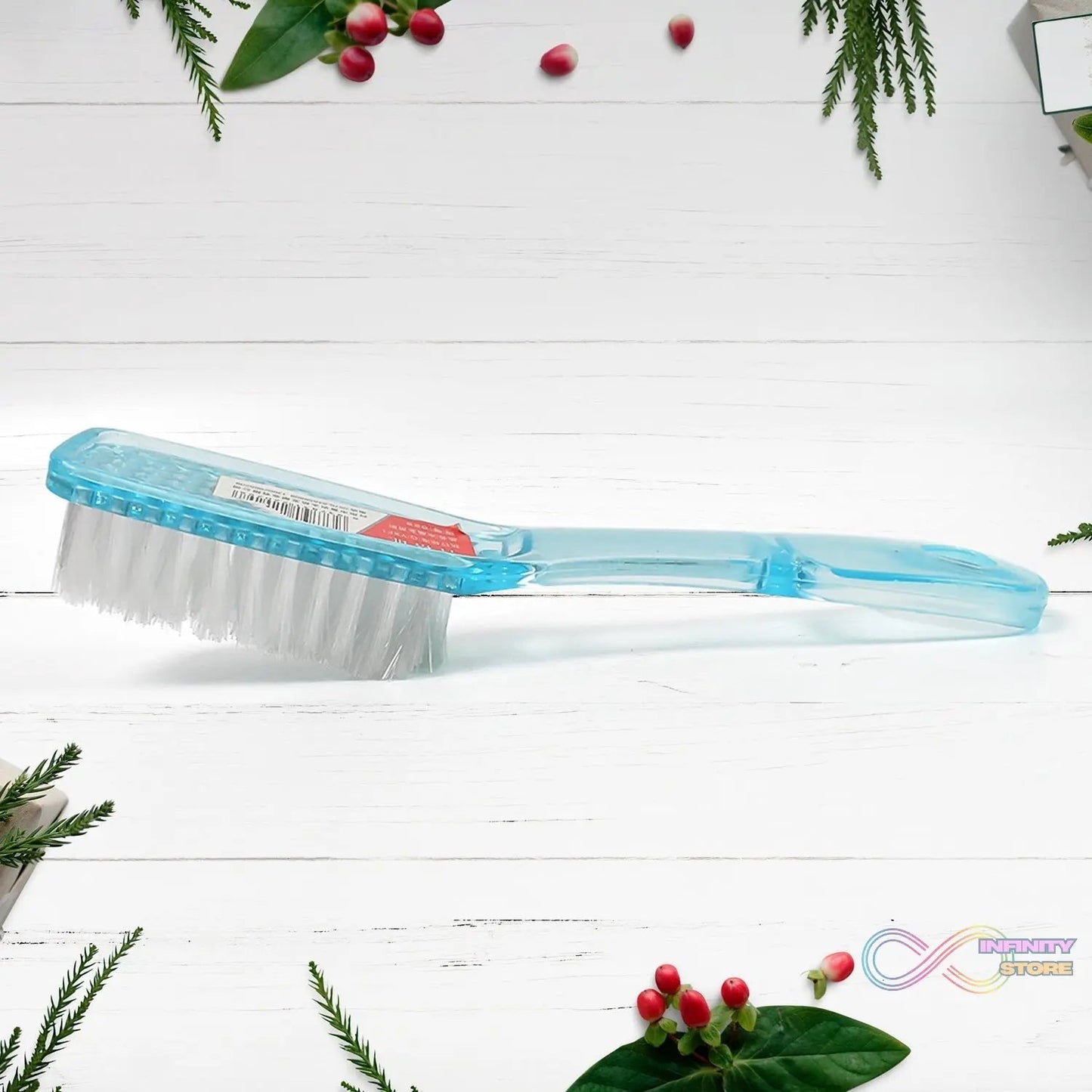Plastic Handle Shoes Clothes Scrubbing Brush (1 Pc / Mix Color / 19 Cm) - infinityexculsivestore.com