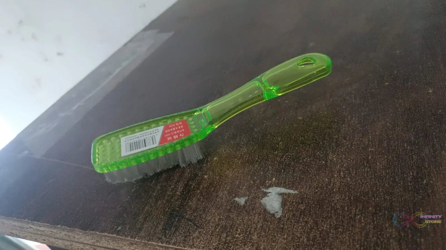 Plastic Handle Shoes Clothes Scrubbing Brush (1 Pc / Mix Color / 19 Cm) - infinityexculsivestore.com