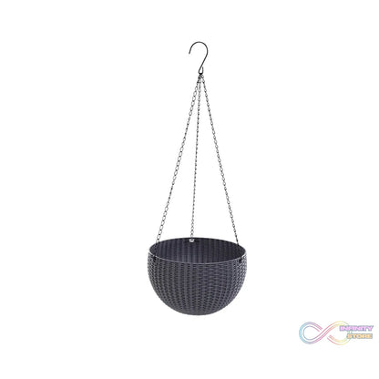 Plastic Hanging Flower Pot and Flower Pot with Chain (6 Pc) - infinityexculsivestore.com