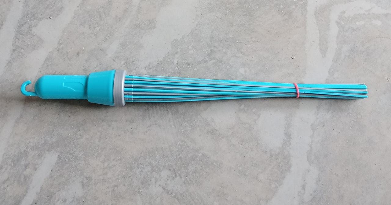 Plastic Hard Bristle Broom for Bathroom Floor Cleaning and Scrubbing, Wet and Dry Floor Cleaning - infinityexculsivestore.com