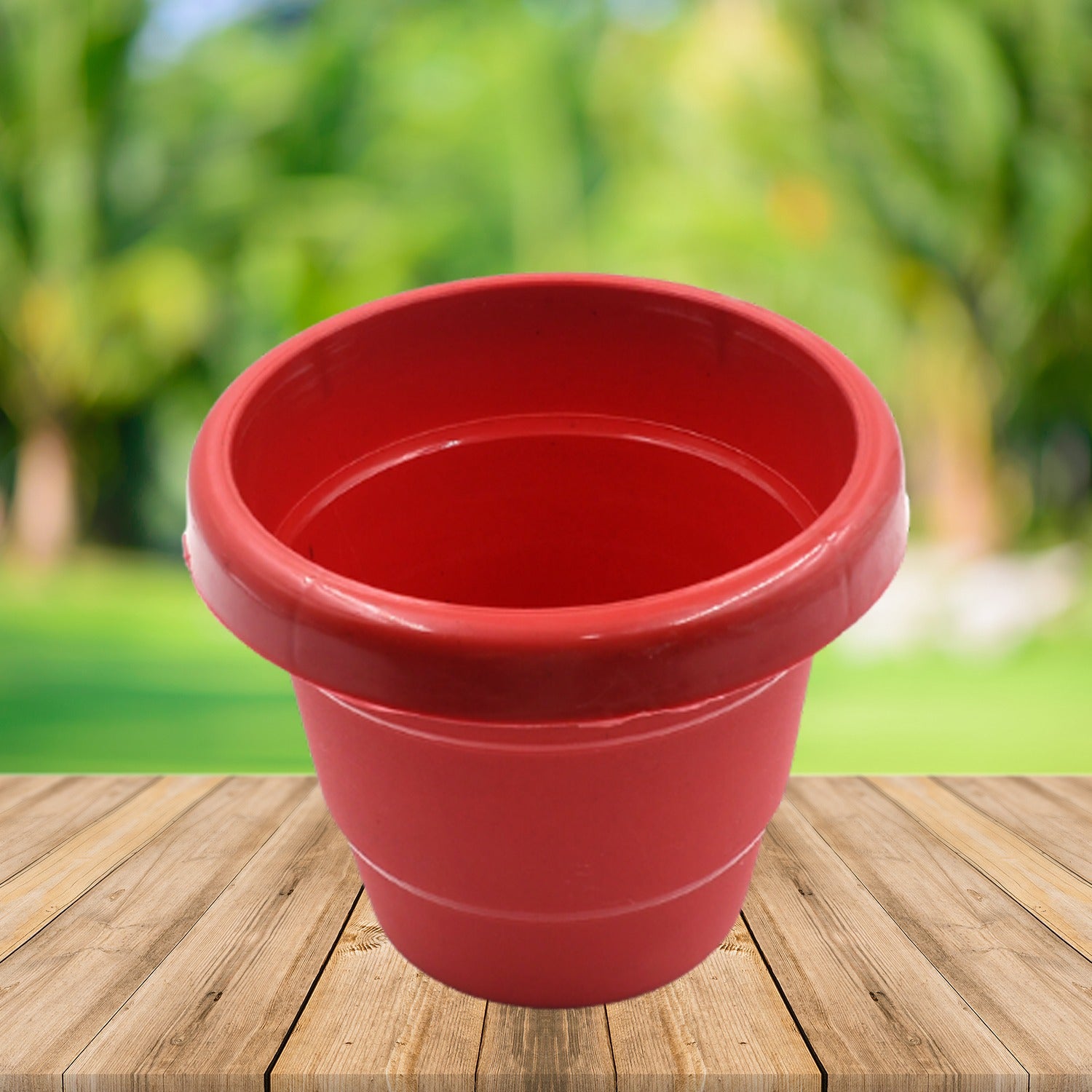 Plastic Heavy Duty Plant Container Pot/Gamla for Indoor Home Decor | Outdoor Balcony Garden 13cm (pack of 1 pc) - infinityexculsivestore.com