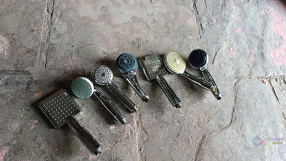 Plastic High Pressure Handheld Shower Head (1 Pc / Mix Design & Size) - infinityexculsivestore.com