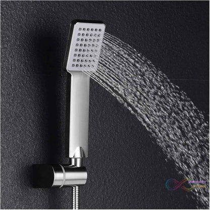 Plastic High Pressure Handheld Shower Head (1 Pc) - infinityexculsivestore.com