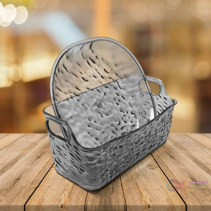 Plastic Household Plates Dinner Plates Dish Tray Skewer Bone Plate Set (9 Pcs Set) - infinityexculsivestore.com