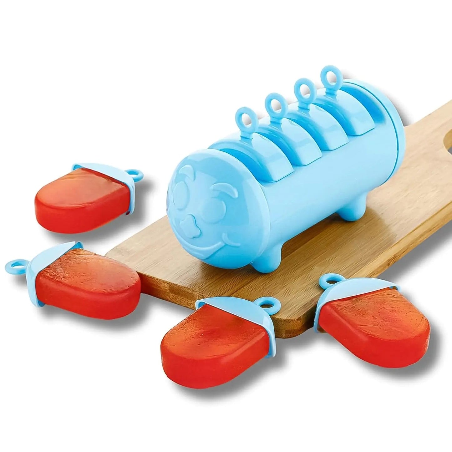 Plastic Ice Candy Maker 4 Compartment / Grid Kulfi Candy (1 Pc) - infinityexculsivestore.com