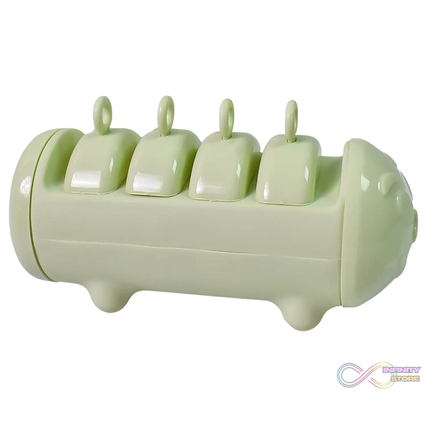 Plastic Ice Candy Maker 4 Compartment / Grid Kulfi Candy (1 Pc) - infinityexculsivestore.com