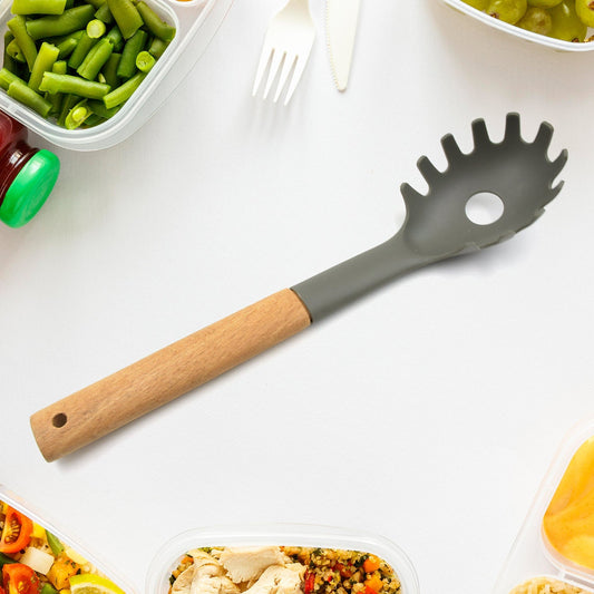 Plastic Kitchen Accessories Whisk , Pasta Spoon & Soup Spoon Heat Resistant Non Stick Spoons Kitchen Cookware Items (1 Pc ) - infinityexculsivestore.com