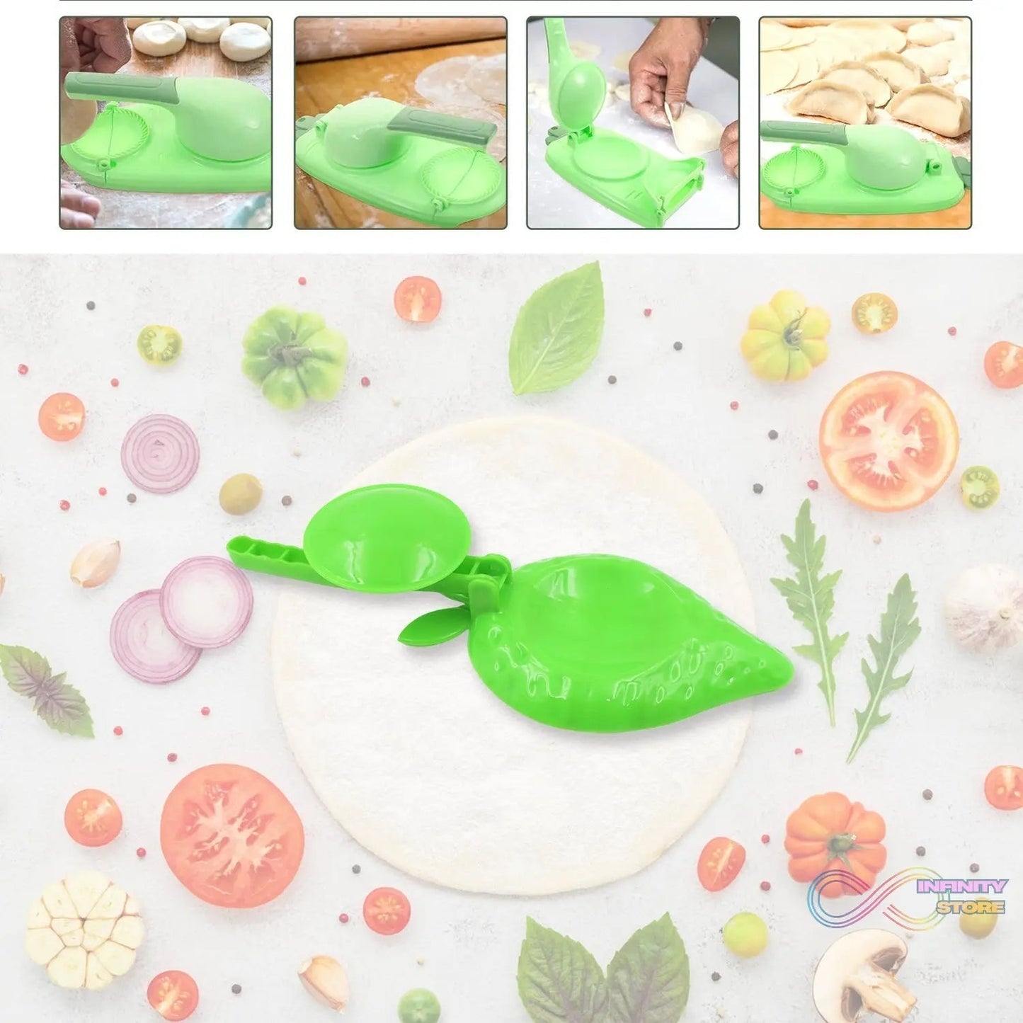 Plastic Kitchen Press: Strawberry Design, Manual, Easy to Use (1 Pc) - infinityexculsivestore.com