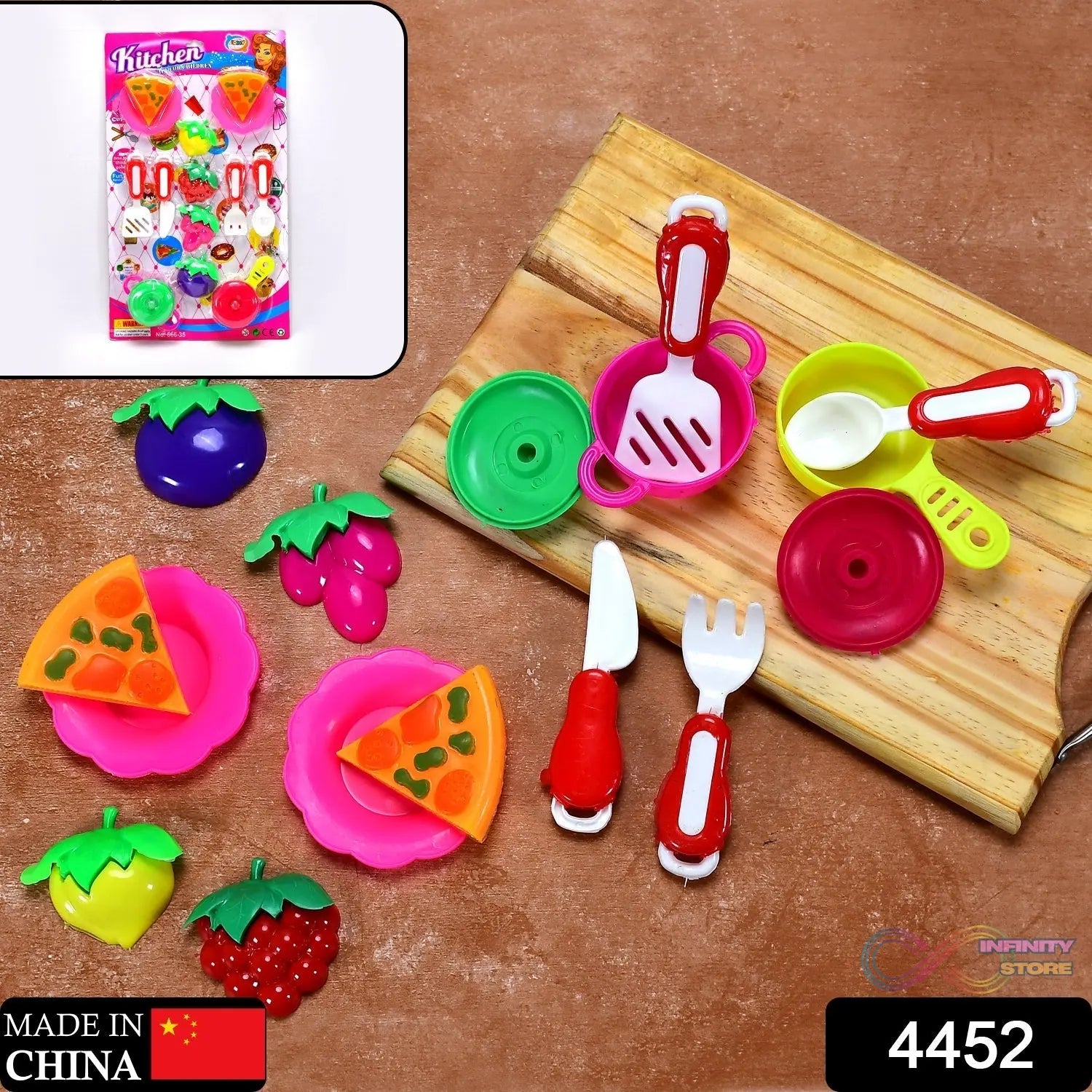 Plastic Kitchen Set Tea Party Kitchen Set Toy for Girls Boys - infinityexculsivestore.com