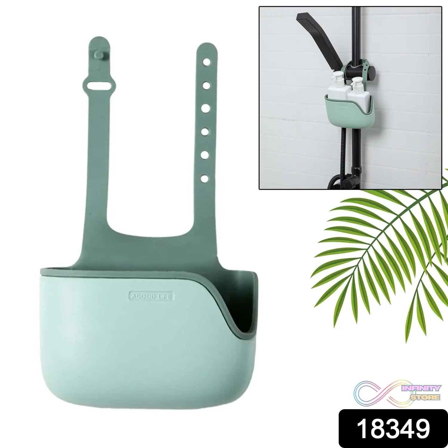 Plastic Kitchen Sponge Holder, Sink Drain Rack Sink Organizer Sink Drain Hanging Bag for Kitchen (1 Pc) - infinityexculsivestore.com