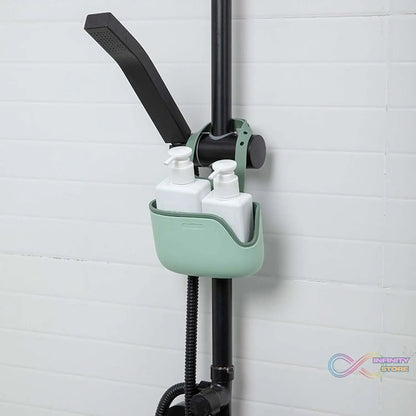 Plastic Kitchen Sponge Holder, Sink Drain Rack Sink Organizer Sink Drain Hanging Bag for Kitchen (1 Pc) - infinityexculsivestore.com