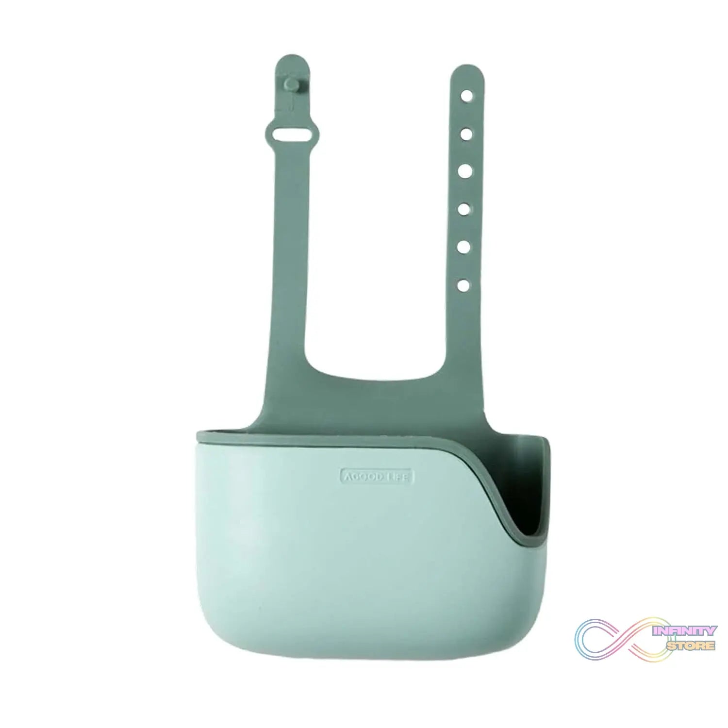 Plastic Kitchen Sponge Holder, Sink Drain Rack Sink Organizer Sink Drain Hanging Bag for Kitchen (1 Pc) - infinityexculsivestore.com