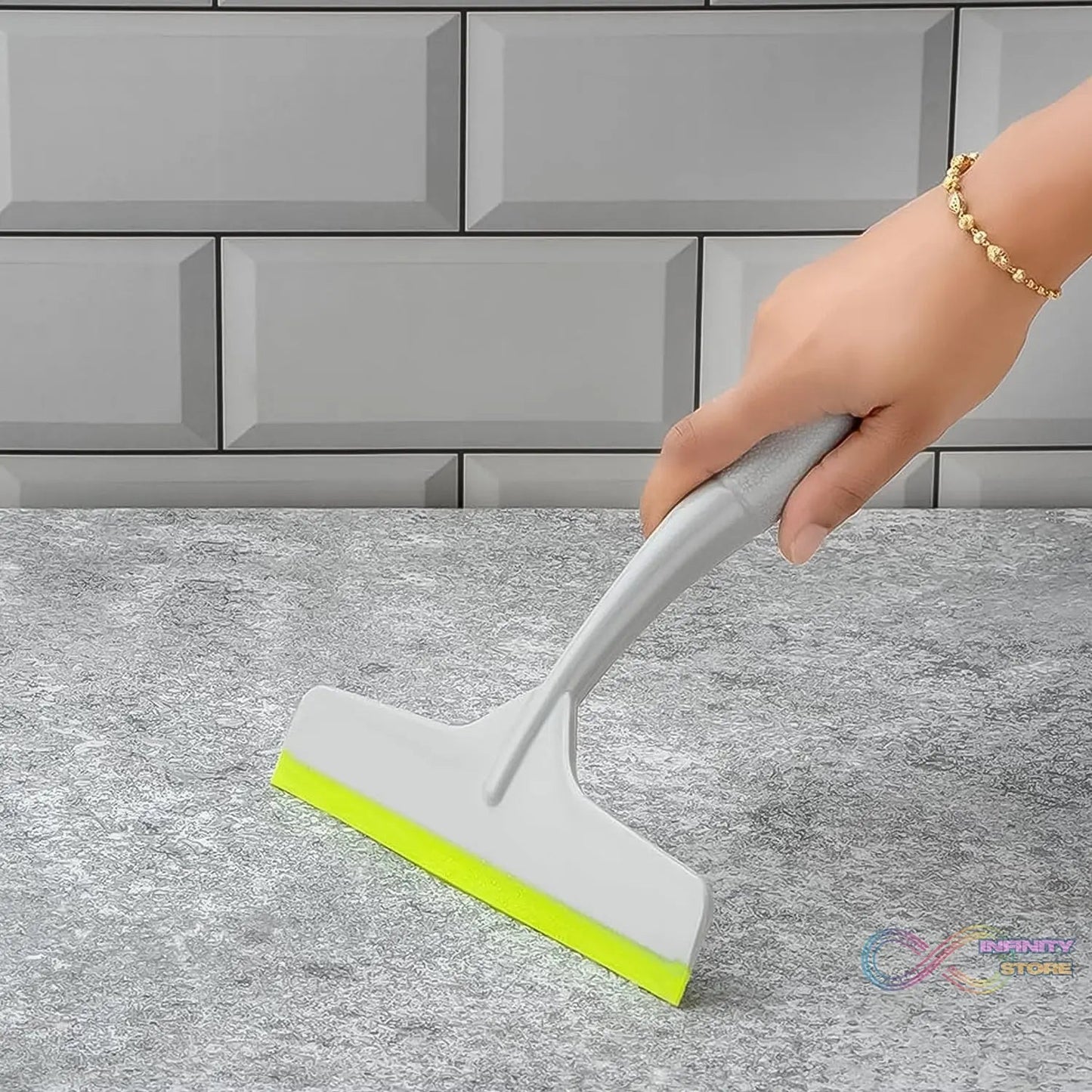 Plastic Kitchen Wiper (Grey / 1 Pc) - infinityexculsivestore.com